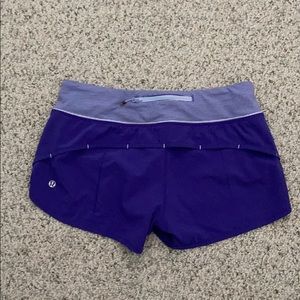 Perfect condition lululemon speed up short 2.5